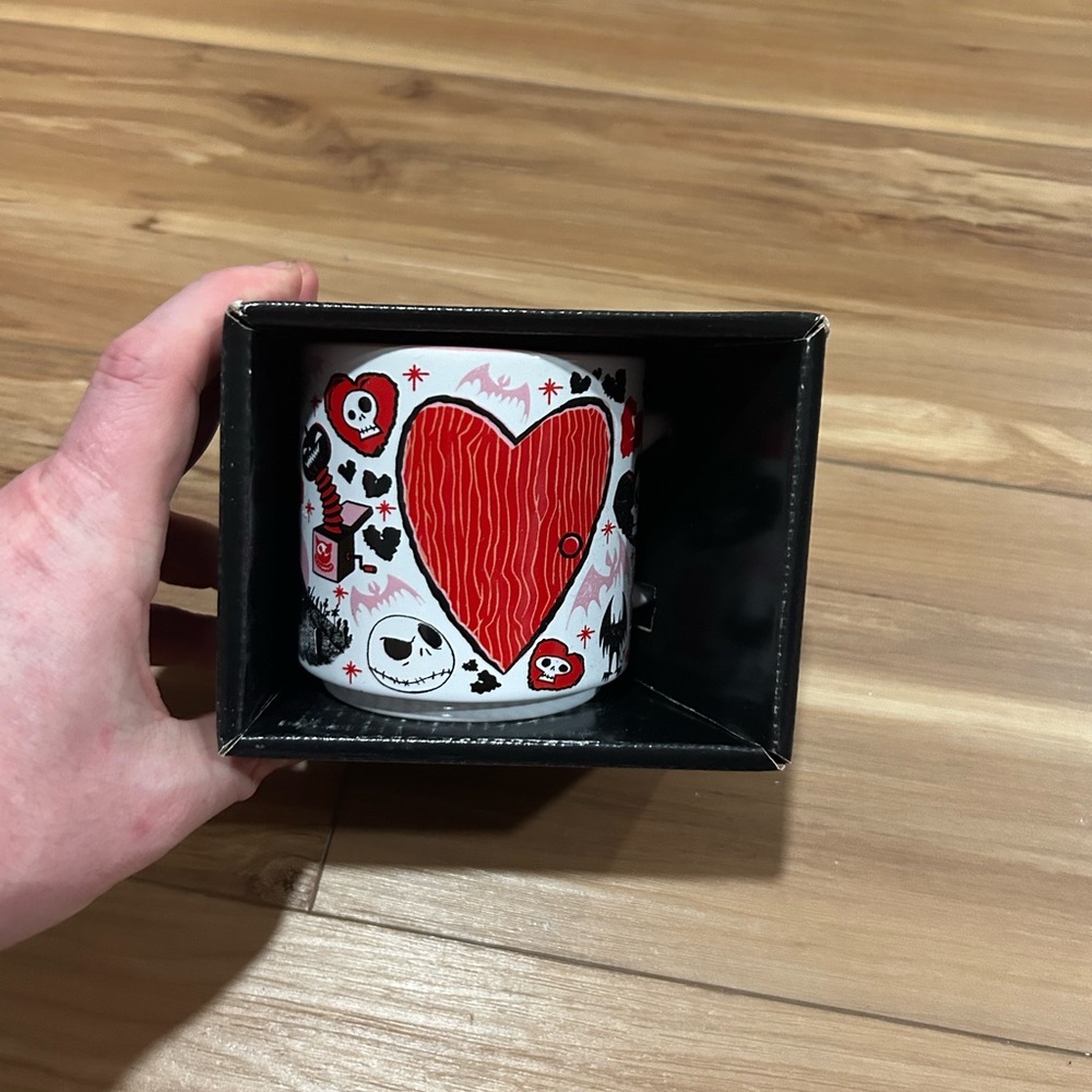 Disney Nightmare Before Christmas Red Ceramic Mug NWT